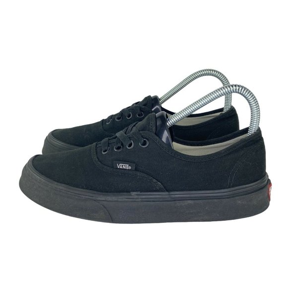 Vans Lo Pro Triple Black Canvas Skate Streetwear Shoe Mens 6.0 Women 7.5 - Picture 2 of 12